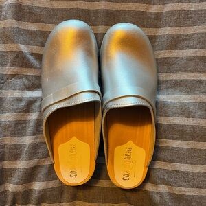 Barely worn Silver Swedish Hasbeens